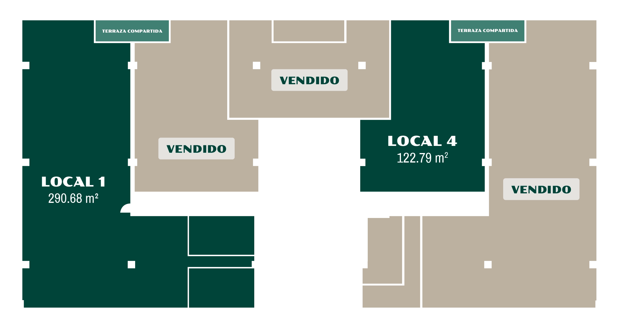 Locales en Mérida en Baltia Apartments